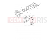 Triumph 2026 SPEED TRIPLE 1200 RX Rear Brake Caliper & Discs