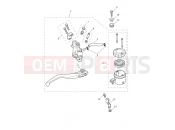 Triumph 2025 SPEED TRIPLE 1200 RX Front Brake Master Cylinder
