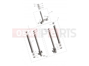 Front Forks & Lower Yoke Assy - Triumph DAYTONA 660cc - CM3407 > 2026