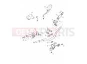 TRIUMPH Trident 660 Handlebars, Top Yoke & Mirrors