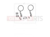 TRIUMPH Trident 660 Round Mirror, Bar End Kit