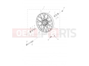 Triumph 2026 SCRAMBLER 1200 X Front Wheel