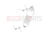 TRIUMPH ROCKET III, CLASSIC & ROADSTER Rear Suspension Unit