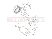 TRIUMPH ROCKET 3 STORM GT Alternator & Starter Motor