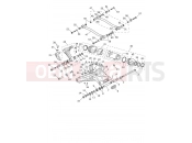 Triumph 2026 Tiger 1200 Alpine Swinging Arm Assembly