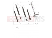 Triumph 2025 SCRAMBLER 400 XC Front Forks
