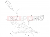 Driving mirror/s - Piaggio Beverly 310 Classic-Sport (EU) 2026