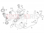 Fuel tank - Piaggio MP3 310 Sport E5+ (EU) 2026