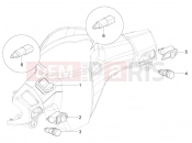 PIAGGIO Typhoon 50 4T E2 (CA, US) Selectors - Switches - Buttons