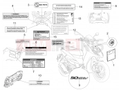 Plates - Emblems - Piaggio Typhoon 50 4T E2 (CA, US) 2025