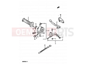 SUZUKI DR125S D (1983) 45 - LEFT MANOLE SWITCH
