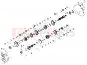 MOTOGUZZI V85 TT (EU) Gear box - Gear assembly