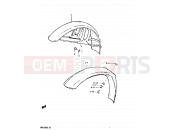 SUZUKI DR125S Z (1982) 53 - FRONT FENDER