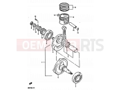 SUZUKI DR125S E (1984) 5 - CRANKSHAFT
