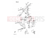 SUZUKI DR125S F (1985) 35 - STEERING STEM
