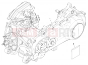 Engine, assembly - Piaggio NRG Power DD 2020