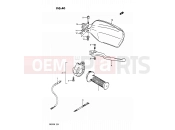 SUZUKI DR200 K (1989) 40 - RIGHT HANDLE SWITCH