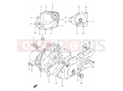 SUZUKI DR200SE K2 (2002) (E06,E24) 4 - CRANKCASE COVER