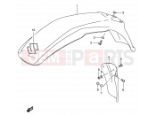 SUZUKI DR200SE K2 (2002) (E06,E24) 32B - FRONT FENDER (MODEL K2/K3/K4/K5 E06,E24)
