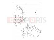 SUZUKI DR200SE K2 (2002) (E06,E24) 37 - KNUCKLE COVER (MODEL K1 E24/MODEL K2 P09 OPT)