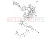 SUZUKI DR200SE K2 (2002) (E06,E24) 46B - REAR WHEEL (MODEL K2 P09)