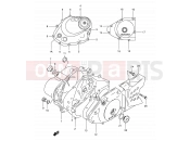 SUZUKI DR200SE K3 (2003) (E03,E28,E33) 4 - CRANKCASE COVER
