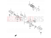 SUZUKI DR200SE K4 (2004) (E03,E28,E33) 28 - FOOTREST