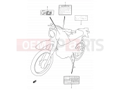 SUZUKI DR200SE K4 (2004) (E03,E28,E33) 37 - LABEL