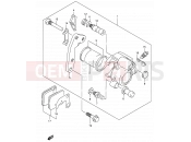 SUZUKI DR200SE K4 (2004) (E06,E24) 42A - FRONT CALIPER (MODEL K2/K3/K4/K5 E06,E24)