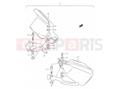 SUZUKI DR200SE K5 (2005) (E03,E28,E33) 38 - KNUCKLE COVER (OPTION)