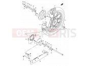 SUZUKI DR200SE K5 (2005) (E03,E28,E33) 47 - REAR WHEEL