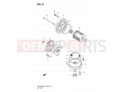 SUZUKI DR200SE K6 (2006) (E03,E28,E33) 13 - OIL PUMP