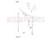 SUZUKI DR200SE K7 (2007) (E06,E24) 40 - HANDLE BAR (E06)