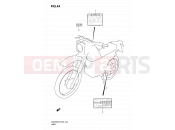 SUZUKI DR200SE K7 (2007) (E06,E24) 44 - LABEL