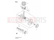 SUZUKI DR200SE K8 (2008) (E03,E28,E33) 6 - CRANKSHAFT