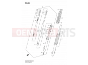 SUZUKI DR200SE K8 (2008) (E06,E24) 46 - FRONT DAMPER