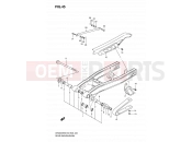 SUZUKI DR200SE K9 (2009) (E03,E28,E33) 45 - REAR SWINGING ARM