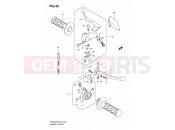 SUZUKI DR200SE K9 (2009) (E06,E24) 42 - HANDLE LEVER (MODEL K6/K7/K8/K9 E24)