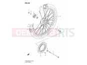 SUZUKI DR200SE L0 (2010) (E06,E24) 48 - FRONT WHEEL