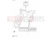 SUZUKI DR200SE L1 (2011) (E03,E28,E33) 37 - LABEL