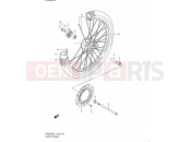 SUZUKI DR200SE L1 (2011) (E03,E28,E33) 41 - FRONT WHEEL