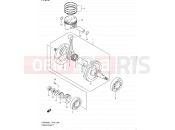 SUZUKI DR200SE L1 (2011) (E06,E24) 6 - CRANKSHAFT
