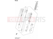 SUZUKI DR200SE L2 (2012) (E06) 52 - FRONT DAMPER