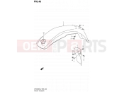 SUZUKI DR200SE L2 (2012) (E24) 43 - FRONT FENDER