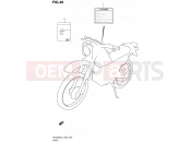 SUZUKI DR200SE L2 (2012) (E24) 49 - LABEL (DR200SEL2 E06)