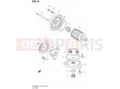 SUZUKI DR200SE L3 (2013) (E03,E28,E33) 15 - OIL PUMP