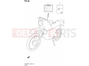 SUZUKI DR200SE L3 (2013) (E06) 49 - LABEL (DR200SEL3 E06)