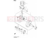 SUZUKI DR200SE L3 (2013) (E24) 6 - CRANKSHAFT