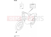 SUZUKI DR200SE L3 (2013) (E24) 50 - LABEL (DR200SEL3 E24)