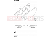 SUZUKI DR200SE L5 (2015) (E06) 445A - FRAME COVER